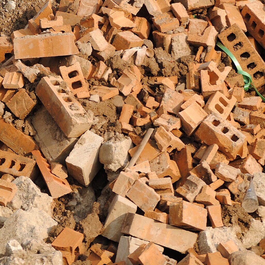 Brick recycling.